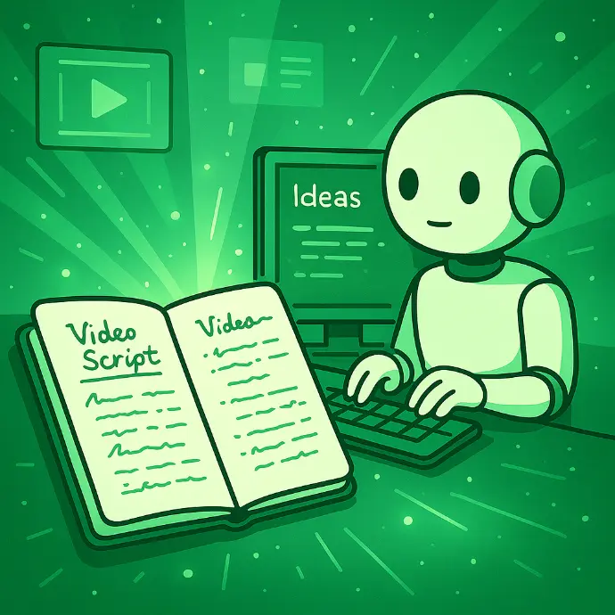 a robot with a book